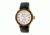 Heritor Montrichard Wood Bezel Leather-Band Watch, Gold/Silver, Standard HERHR4503