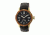 Heritor Montrichard Wood Bezel Leather-Band Watch, Gold/Black, Standard HERHR4504