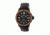 Heritor Montrichard Wood Bezel Leather-Band Watch, Black, Standard HERHR4507