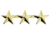 3 Star Pin 1/2'' High - Pair