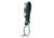 Hero's Pride Baton w/ Side Handle Holder, Metal, AirTek, BW, Silver Snaps 1495MWN