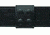 Hero's Pride Belt Keepers, 2 1/4in Belt, 2in Wide, Per Each, AirTek, Smooth, Black Snaps 1498PB