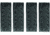 Hero's Pride Belt Keepers, 2 1/4in Belt, 4 Pack, Standard, AirTek, BW, Hidden Snaps, Black 1499WC