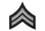 Corporal LAPD Chevron P3 3 1/8'' Wide - Pair