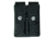 Hero's Pride Double Magazine Case, Medium, AirTek, BW, Silver Snaps, Medium 1432WN