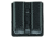 Hero's Pride Double Magazine Case, Open, Medium, AirTek, Smooth, Black, Medium 1437P