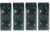 Hero's Pride Keepers 2in Belt, Standard 7/8in, Black Snaps, 4 Pk, AirTek, Basket Weave 1496WB