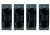 Hero's Pride Keepers 2in Belt, Standard 7/8in, Black Snaps, 4 Pk, AirTek, Smooth 1496PB