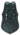Hero's Pride Key Holder, Scabbard, Double, AirTek, Basket Weave, Black Snaps 1489WB