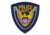 POLICE DEPT Eagle w/ Blank Scroll - Royal Blue/Navy - 4''x4.375''