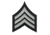 Sergeant LAPD Chevron 3 1/8'' Wide - Pair