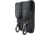 Heros Pride Double Magazine Pouch - Medium - With Two Metal Clips , CDCR , - Ballistic, Black 1110