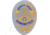 HEROS PRIDE Lapd Deputy Chief Badge Patch 2 11/16x3 5/8 - Pair - 5059F