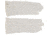 HEROS PRIDE Parade Slip-on Gloves - Nylon Stretch W/ Raised Pointing - White - 8782W-M1