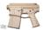 Hexmag Rilfe Magazine, SR-25/AR-10, .308Win, 20 Rounds, Flat Dark Earth, HX20-SR25-FDE-20RD
