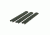 Hexmag Slim Line 18-Slot LowPro Rail Covers 3 Pack, Black, Small, HX-LRC-3PK-BLK