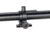Hi-Lux Optics Malcolm 6X Two Tone Short Rifle Telescope Adjustable Parallax, BPCR Mounts, Crescent Cuts, Matte Black, Brass, M634183BP