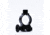 Hi-Lux Optics Malcolm External Click Adjustable Micrometer Rear Mount w/ Front Ring, 3/4in Tube, Matte Black, Small, MVSCMT
