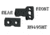 Hi-Lux Optics Marlin 94/95 Mounting Kit, Posa and Crescent Cut - Front and Rear, Matte Black, M9495MT-C