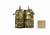 High Ground Gear 5.56 Drop Down Admin Pouch, Double, Holds 2, Coyote, HG-8171-4