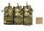 High Ground Gear 5.56 Drop Down Admin Pouch, Triple, Holds 3, Coyote, HG-8174-4