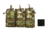 High Ground Gear 5.56 Drop Down Admin Pouch, Triple, Holds 3, Black, HG-8174-6