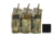 High Ground Gear M4/M16-Pistol Combo Pouch, Triple, Black, HG-7993-6