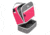 High Sierra Stacked Compartment Lunch Bag, Flamingo/Charcoal/White, 10.5inx 8.5inx 5.5in, 74714-4952