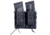 High Speed Gear Double Double Decker Taco Pistol Magazine Pouch, Black, 11DD02BK