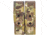 High Speed Gear Duty Double Pistol TACO Magazine Pouch - Covered Plus w/ ABM, Multicam, 4.5"L x 1.5"W x 6.25"-7"H, 41PX12MC