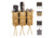 High Speed Gear HSGI Triple Pistol TACO Molle Mag Pouch, Coyote Brown, LE Blue, MultiCam, MultiCam BK, Wolf Gray