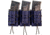 High Speed Gear Triple Double Decker Taco Shingle Rifle/Pistol Magazine Pouch, LE Blue, 45DD00LE