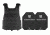 HighCom Armor APC Series Rifle Armor Kit Plate Carrier w/Guardian 3S11 Super Lightweight UHMWPE Plates/10x12 Shooters Cut/10x12 Shooters Cut, Black, 2XL, RAK-032281281