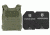 HighCom Armor TFO Series Rifle Armor Kit Plate Carrier w/Guardian RSTP Ceramic Plates w/UHMWPE Backing/10x12 Shooters Cut/10x12 Full Cut, OD Green, 2XL, RAK-2011295294