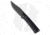HighTron Pathwright Folding Knife, 3.54in, Sandvik 14C28N, Clip Point Blade, G-10, Black Handle, Black/Black, 8.07 inch, BHQ-209723