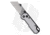 HighTron Vector Folding Knife, 2.36in, Stainless Steel, Carbon Fiber, White Handle, White/Gray, 5.50 inch, BHQ-209725