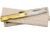 Higonokami Damascus Folder Brass Folding Knife,3in,Damascus Steel HIGO16