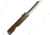Higonokami No 2 Blue Paper Steel Folding Knife, 3in Blue Paper Steel Blade, Iron Handle, Black/Brown Handle, NO. C-2 BLACK