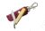Higonokami SK Folder Brass Red Sheath Folding Knife, 1.5in Satin Sk5 Carbon Steel Blade, Brass Handle, Slip Joint, Hrc 60, Burgundy Leather Sheath, NO. 1 W/ RED LEATHER CASE