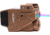 Hilight Peak Performance Purple/Cyan Laser Sight, Glock 17, Glock 19, Tan, P3PCL Tan