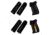 HIPERFIRE Hipergrip Pistol Grip for AR15/10 M4/16, Black Smooth, Black Textured