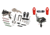 HIPERFIRE HIPERTOUCH ECLipse AR-15/10 Trigger Assembly Kit w/ HIPERSWITCH Safety Selector, Black, Red