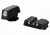 Hiviz Tritium Nitesight Set for Glock 45 ACP/10mm/45 GAP, Green W/White Outline, GLN129