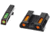 HiViz LiteWave H3 Tritium/Litepipe Pistol Night Sight Set - Fits Gen 1-5 Glock 42, Glock 43, Glock 43X &amp; Glock 48