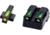 HiViz LiteWave H3 Tritium/Litepipe Pistol Night Sight Set - Fits All Kimber 1911 w/ Fixed Sights, Except Micro