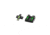 EDEMO HiViz Litewave H3 Tritium/Litepipe Sight Set, HK VP9, HK VP9SK, HK VP40, HK45, HK45C, HK P30, HK P30L, Black, Green Litepipes w/ White Front Ring, HKN321, EDEMO1