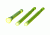 HiViz Luminous LitePipe Replacement Kit - Short, Front Green, Rear Green, LLHSG-KIT