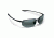 Maui Jim Ho'okipa Reader Sunglasses w/ Gloss Black Frame and Neutral Grey 1.50 Magnification Lenses - G807-0215, Quarter View