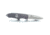 Hoffner Knives Folding Knife, 2.8in, 440c, Spear Point Blade, Flatline Black Grip, Silver Combo Blade, FK-S2CBS-FB
