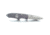 Hoffner Knives Folding Knife, 2.8in, 440c, Spear Point Blade, Flatline Black Grip, Silver Smooth Blade, FK-S2SBS-FB